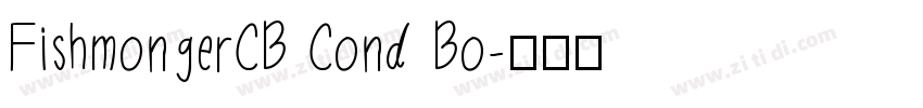 FishmongerCB Cond Bo字体转换